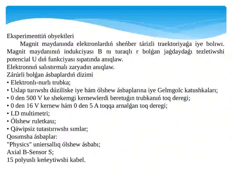 Elektronnıńsalıstırmazaryadın anıqlaw 2