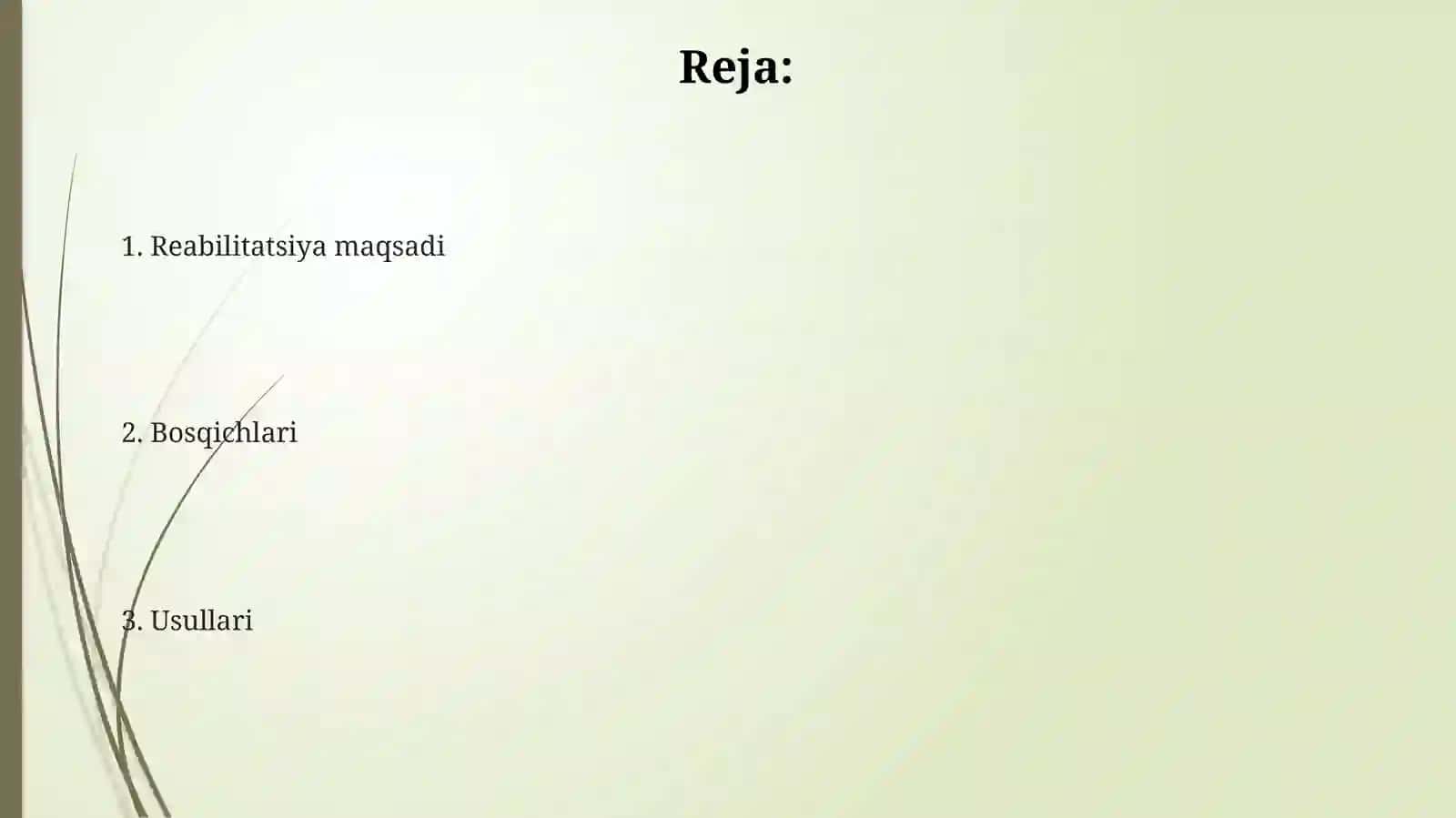 Harakat–tayanch apparatining shikastlarida ambulator sharoitda reabilitatsiyasi 2