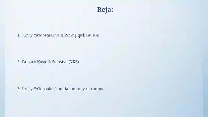 Sun'iy yòldoshlar va XKS (xalqaro kosmik stansiya) 2