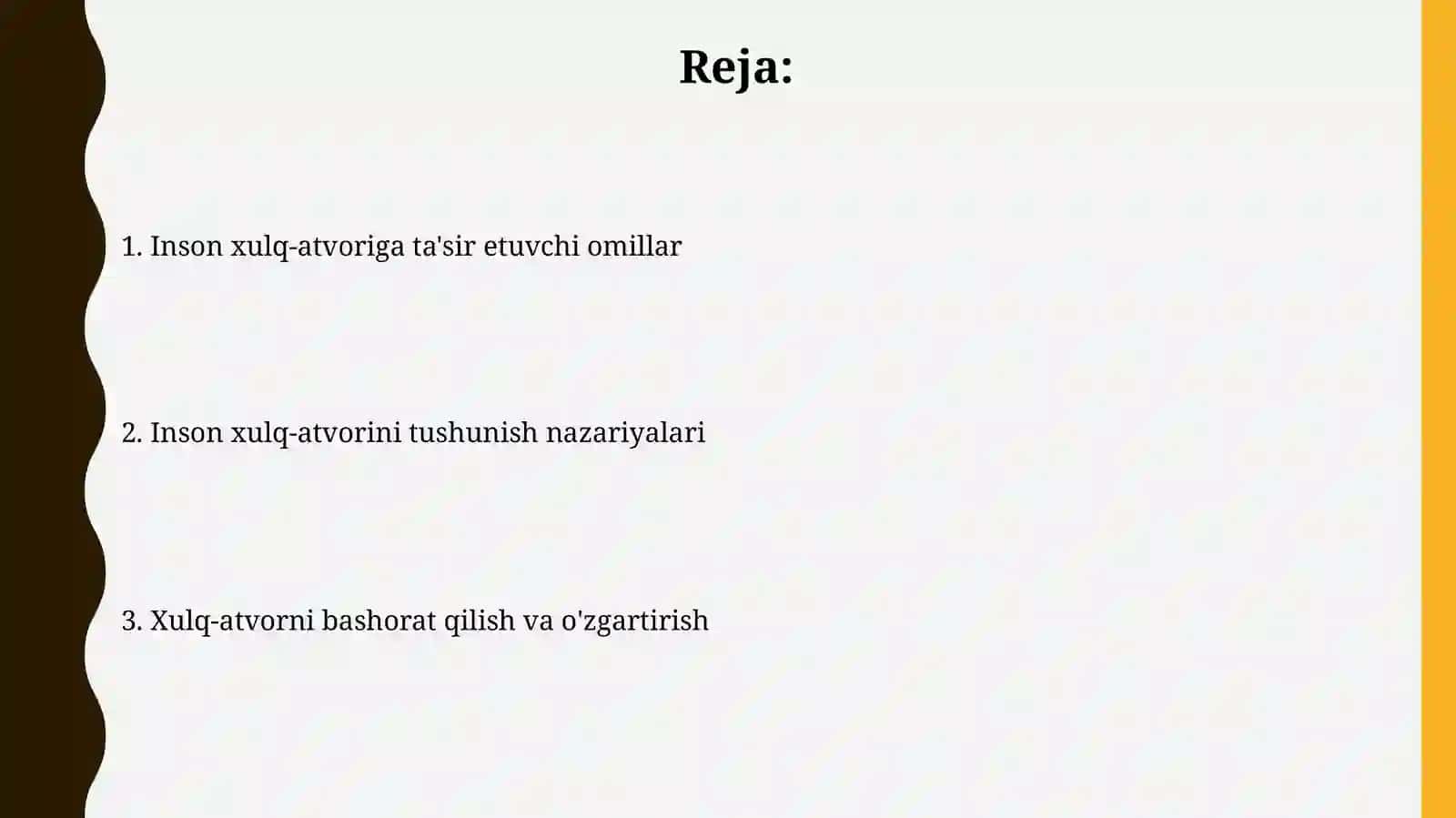 Inson xulq atvorini tushunish va unga tasir qilish omillari 2