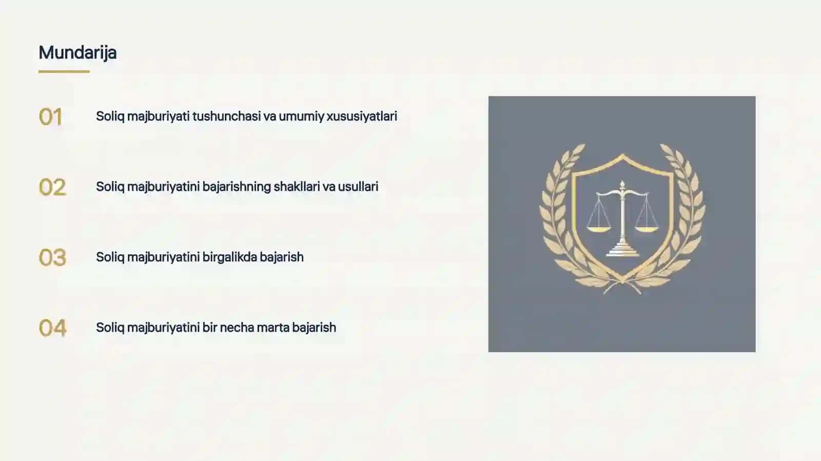 Soliq majburiyatlarini bajarishning alohida xususiyatlari 2