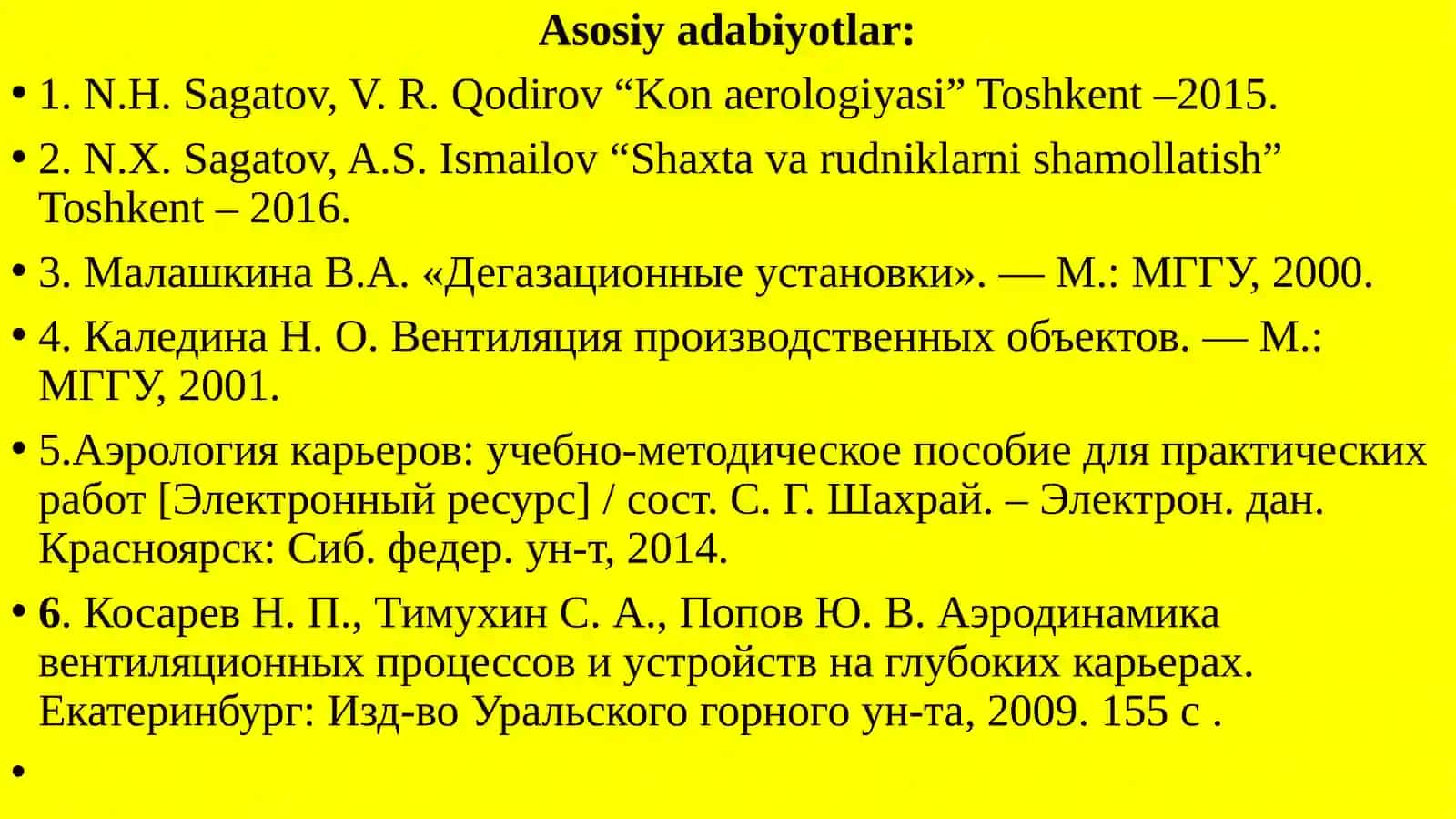 Karyerat atmosferaning ifloslanish sabablari 2