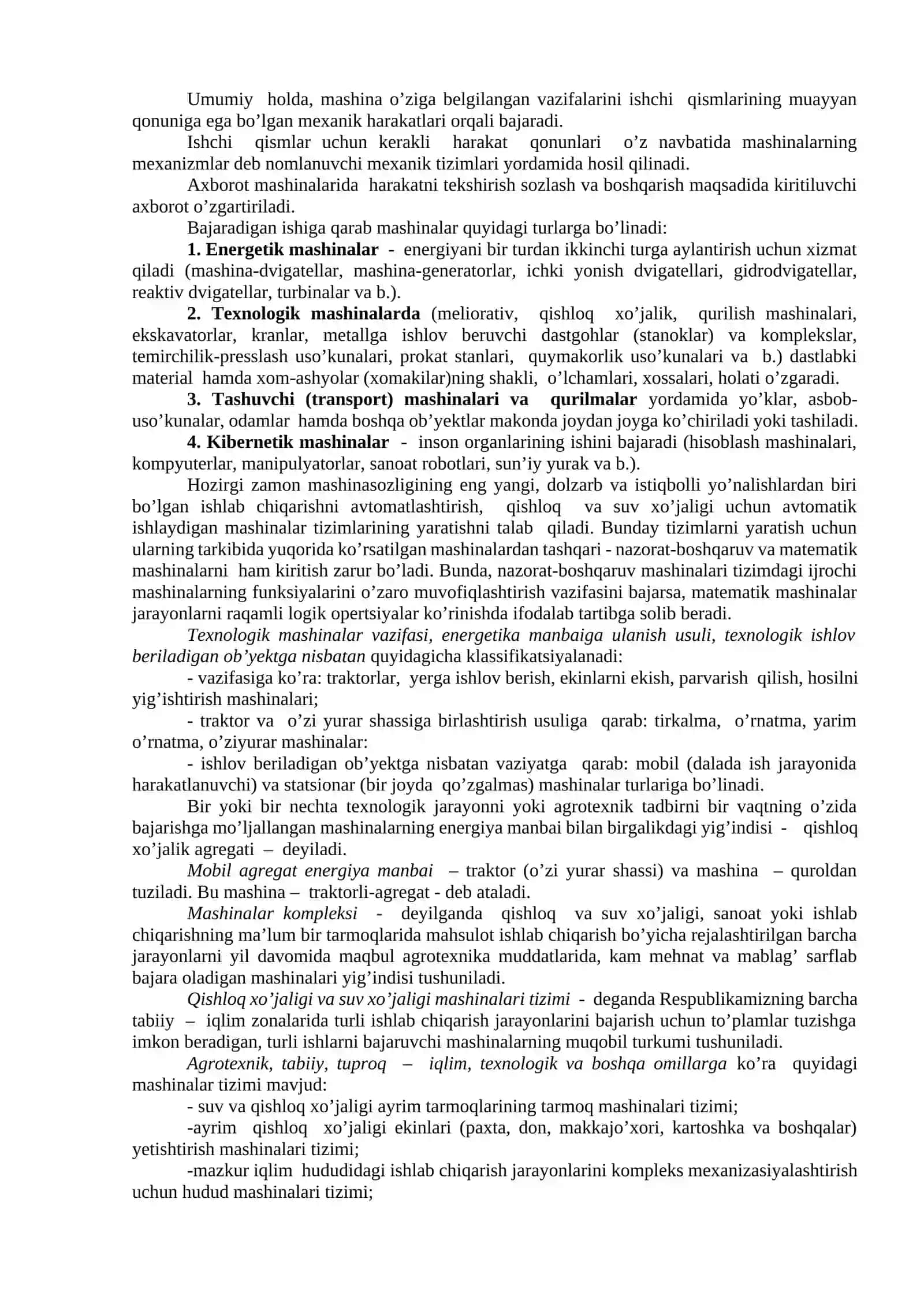 Mashina detallarini hisoblash va loyihalashga doir umumiy masalalar 2