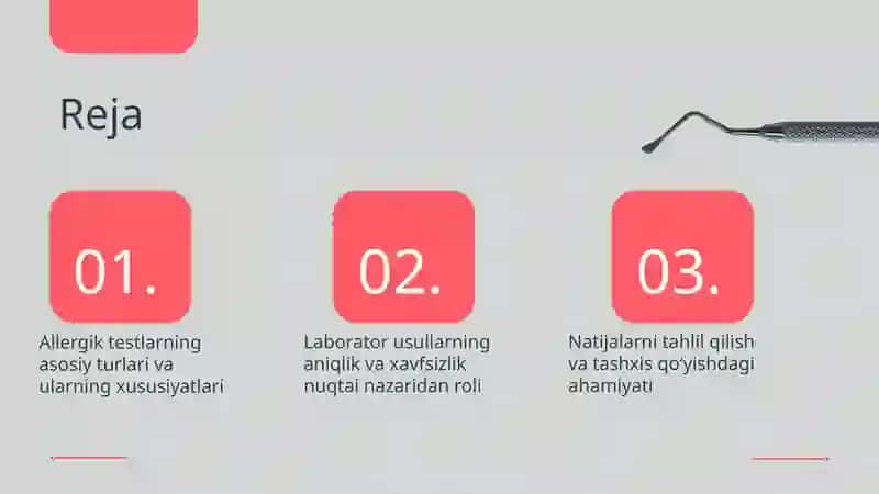 Allergik kasalliklarni tashxislash uchun laborator usullar 2