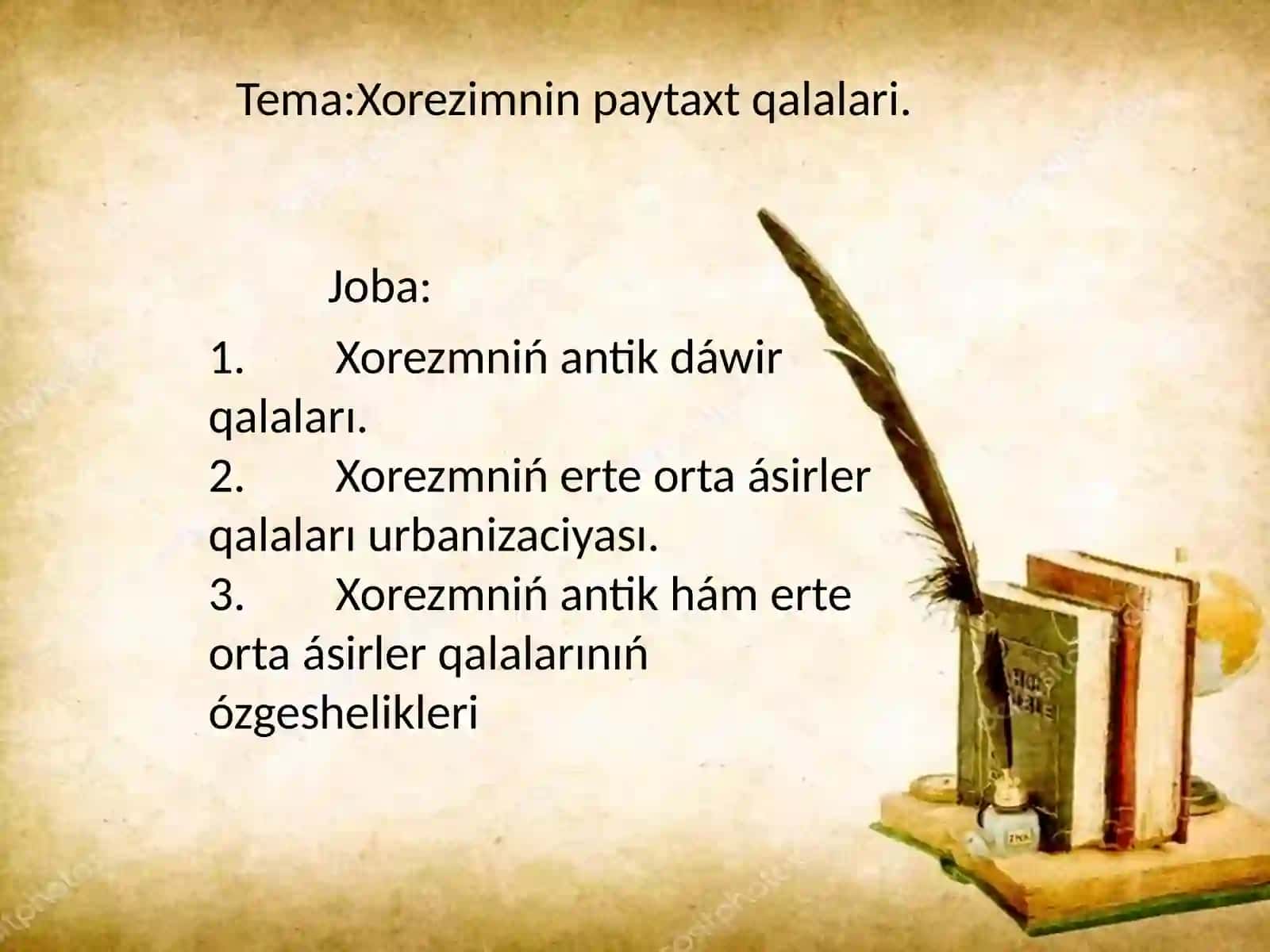 Xorezimnin paytaxt qalalari 2
