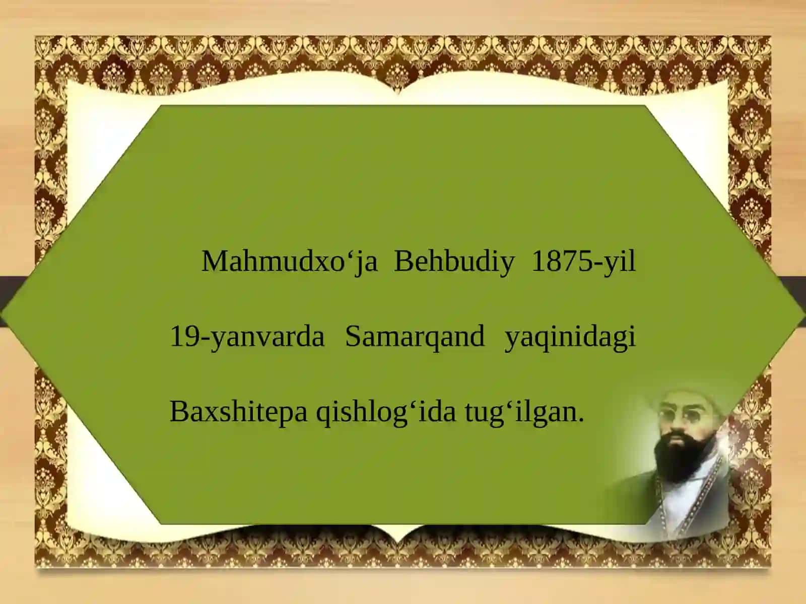 10-sinf Adabiyot fanidan Mahmudxo'ja Behbudiy dars ishlanma 2