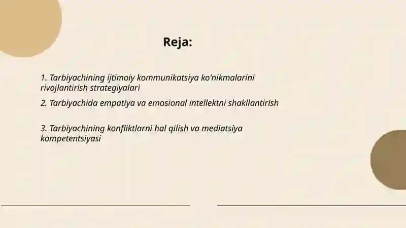 Tarbiyachi shaxsida ijtimoiy munosabatlarni rivojlantirishga oid kasbiy kompetentlikni rivojlanishi 2