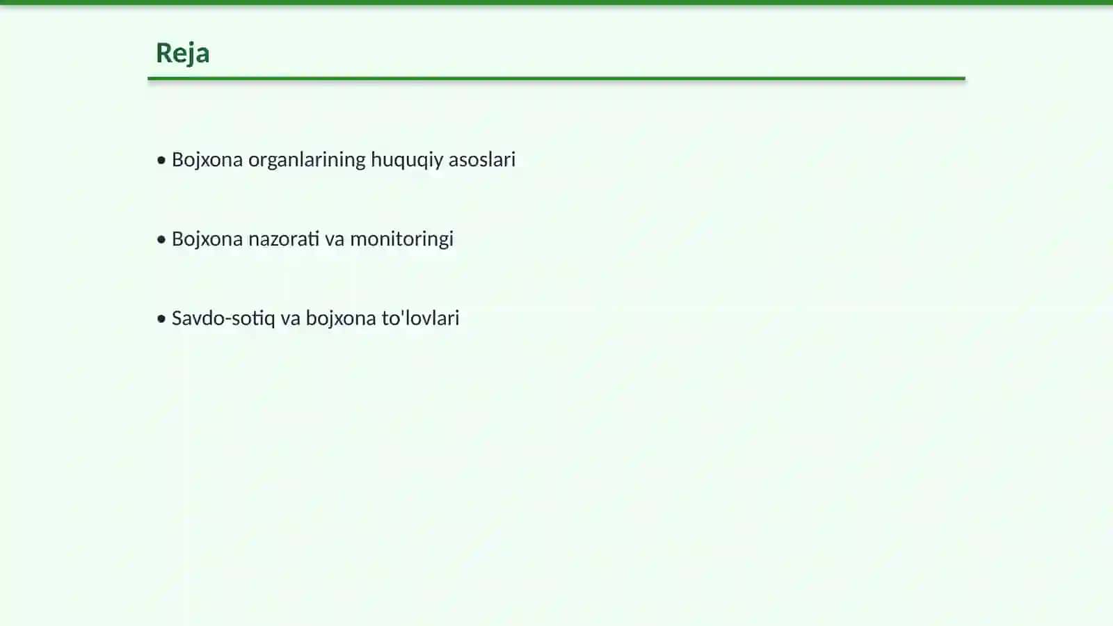 Bojxona organlarining huquqiy asoslari 2