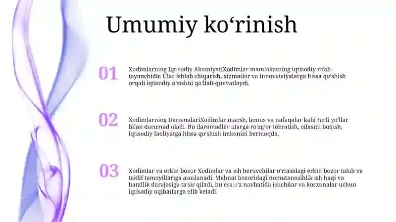 Xodimlarning Daromadlari 2
