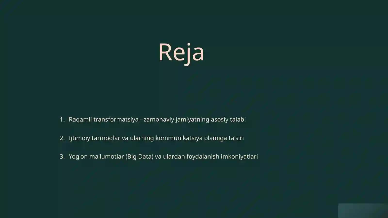 Zamonaviy axborot kommunikatsiya texnologiyalarining rivojlanish tendensiyalari va asosiy yo'nalishlari 2