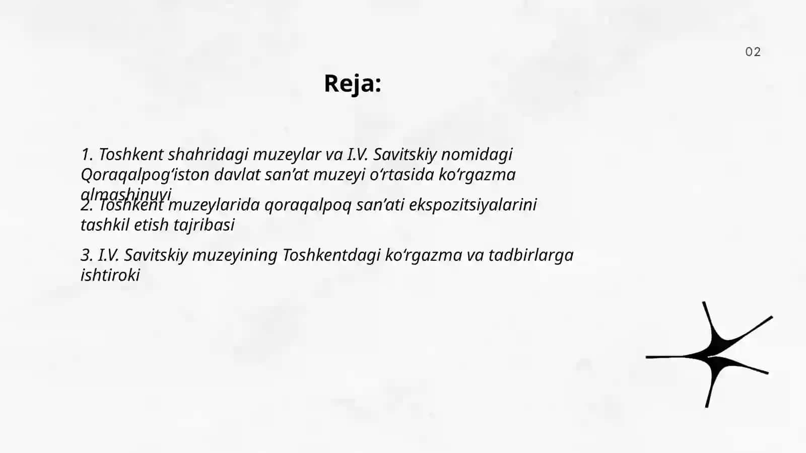 Toshkent shahri muzeylar faoliyati 2