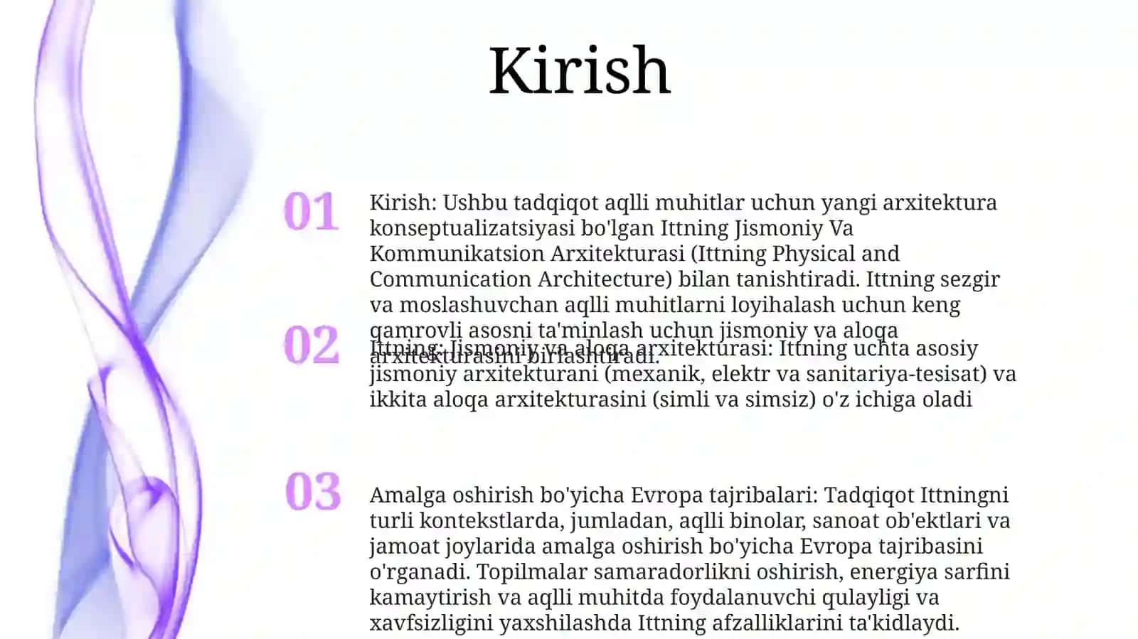 Ittning Jismoniy Va Kommunikatsion Arxitekturasi 2