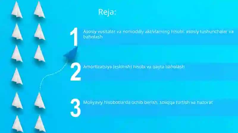 Asosiy vostilar va nomoddiy aktivlar hisobi 2