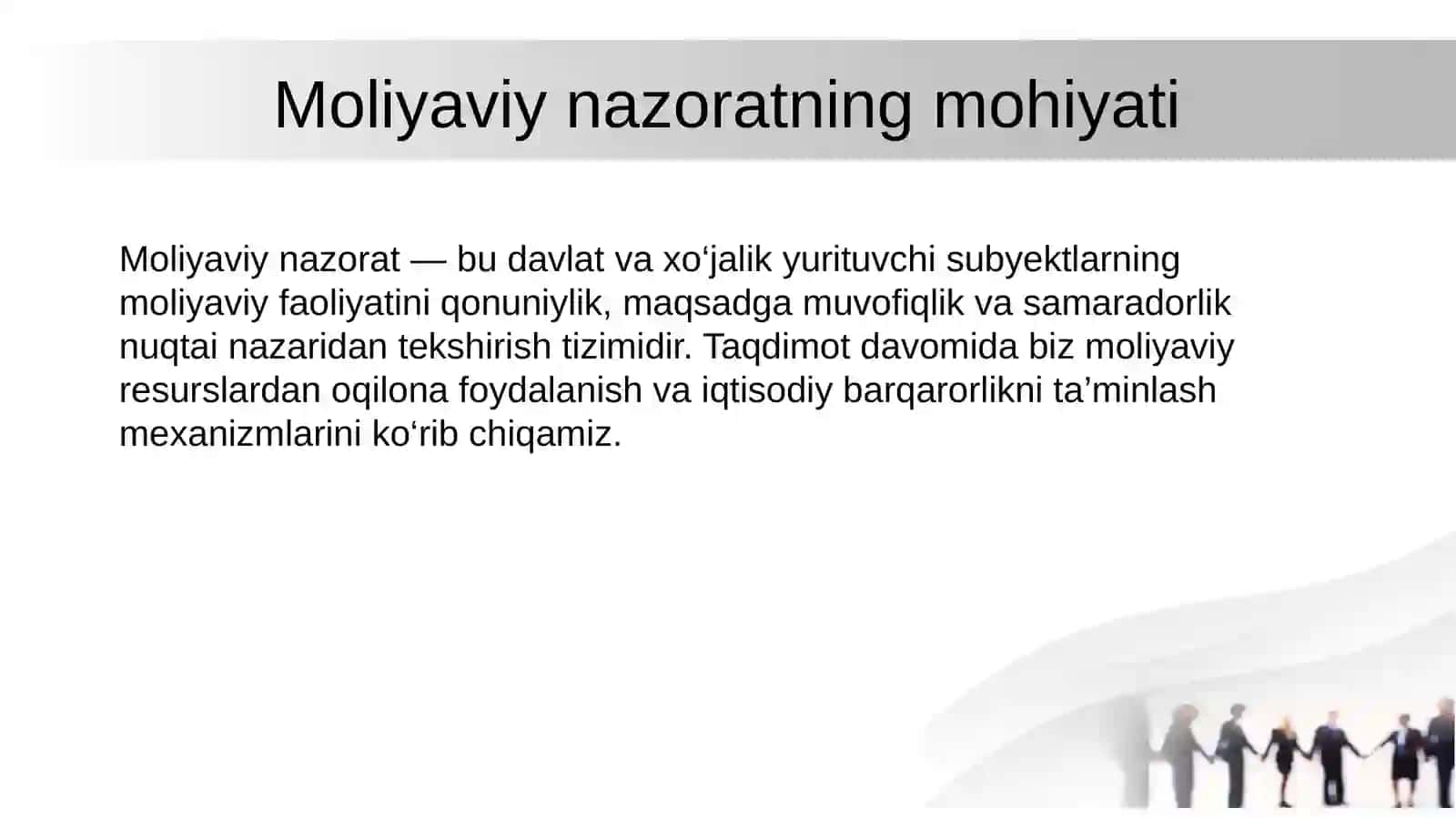 moliyaviy nazorat 2