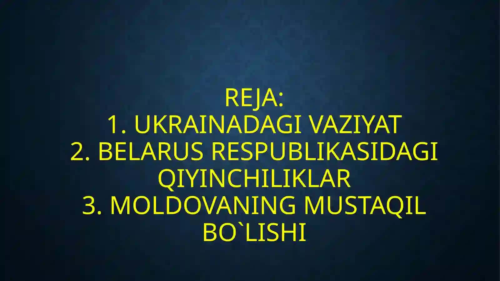 1991- 2017-YILLARDA UKRAINA, BELARUS VA MOLDOVA RESPUBLIKALARI 2