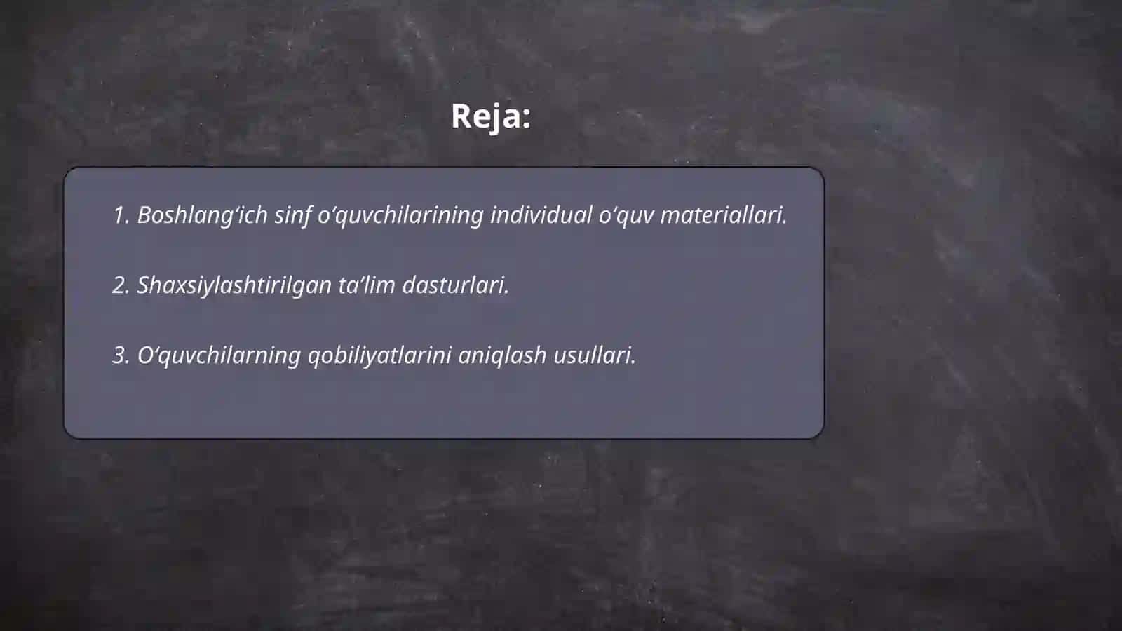 Boshlangʻich sinf oʻquvchilarining individual ishlash metodikasini oʻrganish vositalari 2