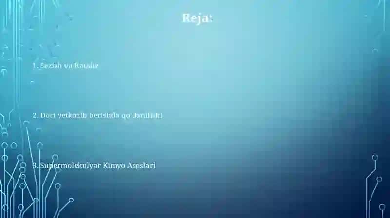 Mehmon-mezbon molekulalarning ahamyati 2