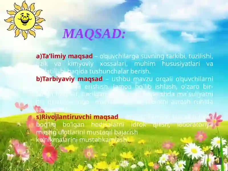 SUV-MURAKKAB MODDA. SUVNING FIZIK VA KIMYOVIY XOSSALARI 2