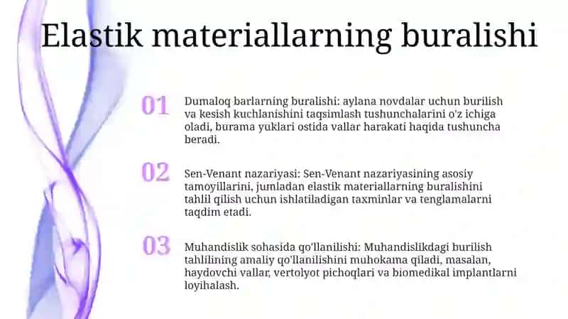 Elastik Modelini Buralishini Aniqlash 2