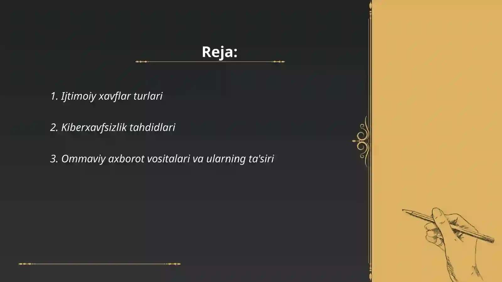 Ijtimoiy xavflar va ularning oqibatlari 2