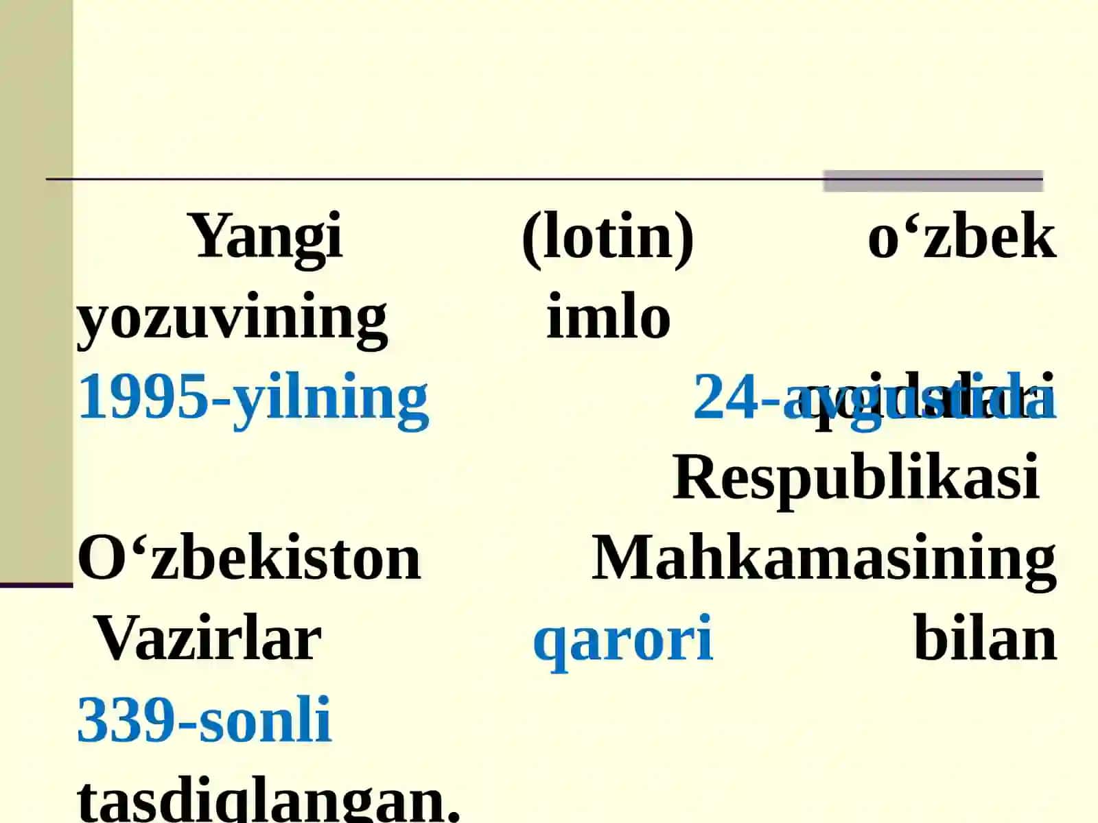 5-sinf Ona tili dars ishlanma. Asos va qo'shimchalar imlosi, imlo qoidalari 2