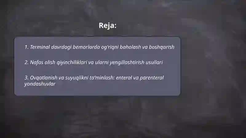 Terminal davrdagi bemorlarda hamshiralik parvarishining xususiyatlari 2