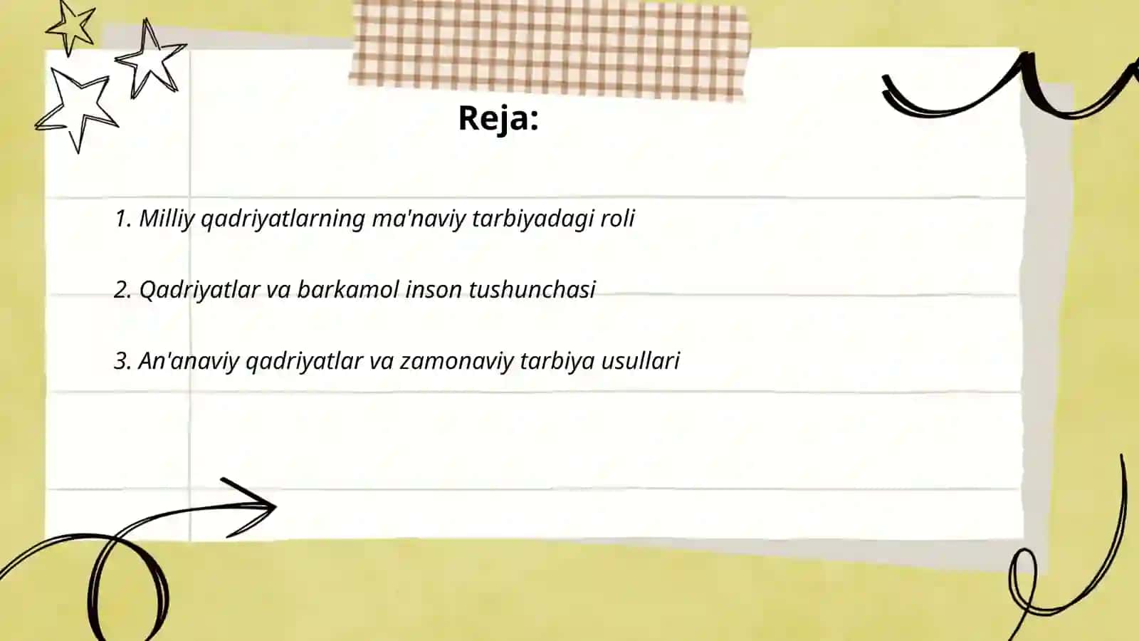 Milliy qadriyatlarning barkamol insonni tarbiyalashdagi ahamiyati 2