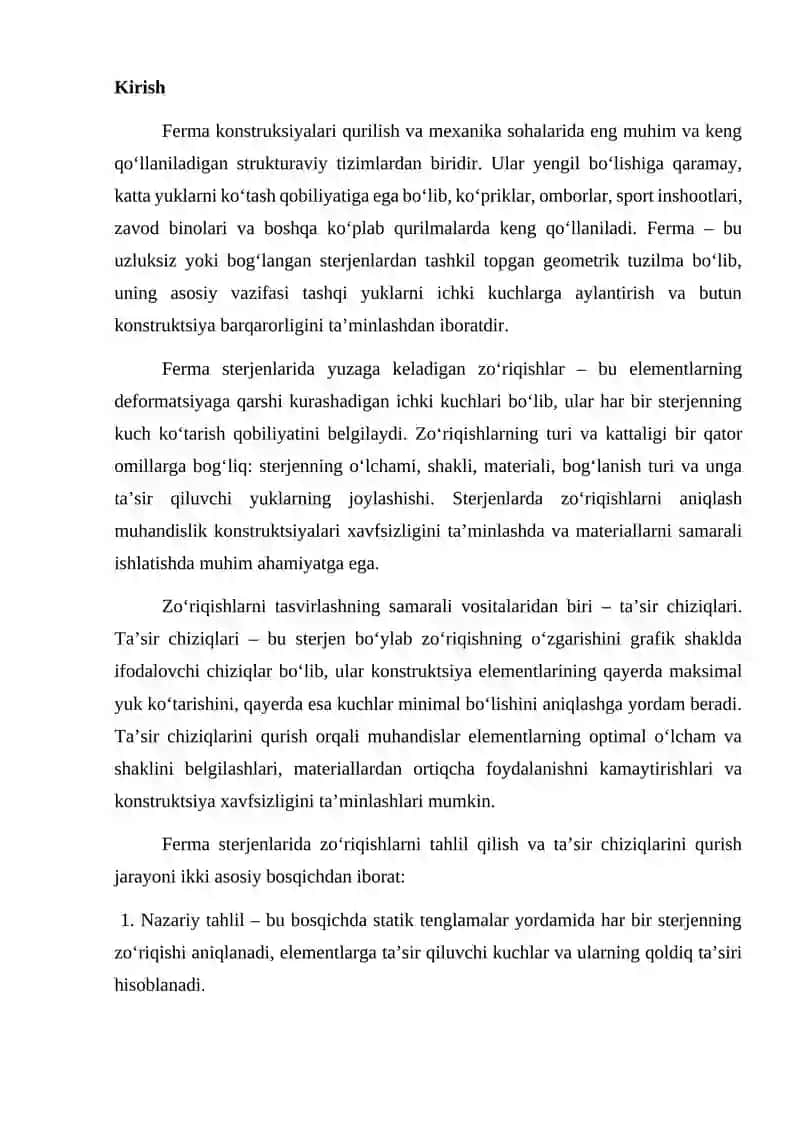 Zo'riqishlarning ta'sir chiziqlarilarin qurish 2