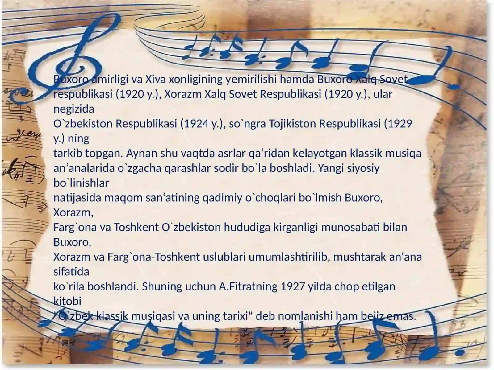 19 ASR O’ZBEK MUSIQA SAN’ATI 2