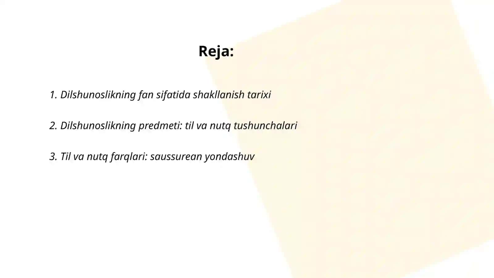 Dilshunoslikning fan sifatida shakllanishi predmeti funksiyalari kateogriyalari 2