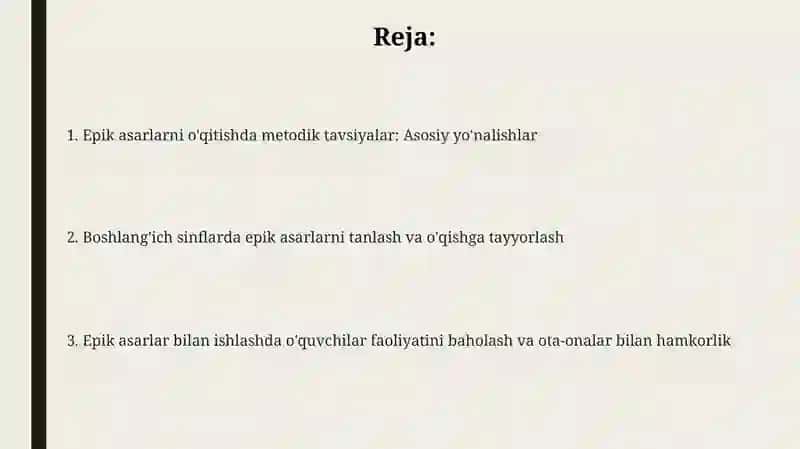 Boshlangʻich sinflarda epik asarlar ustida ishlash uchun metodik tavsiyalar 2