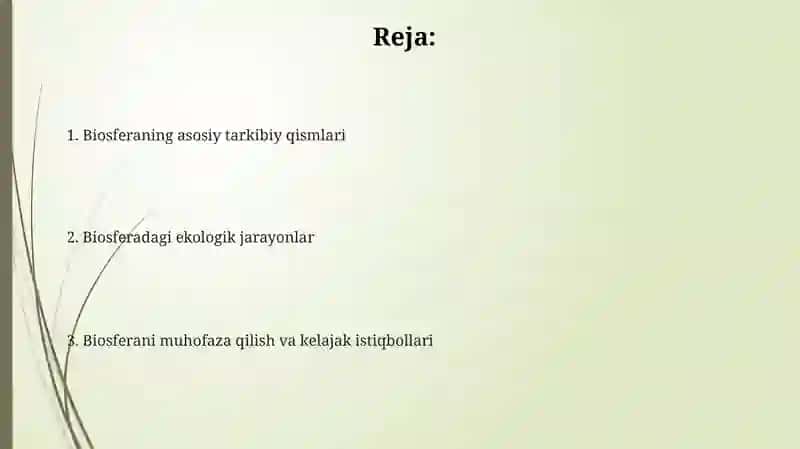 Biosfera va uning tarkibiy qismlari 2