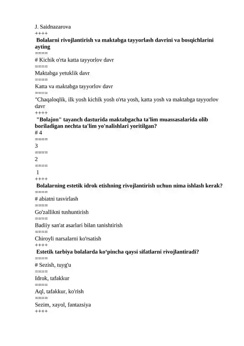 TASVIRIY FAOLIYATGA O’RGATISH METODIKASI 2