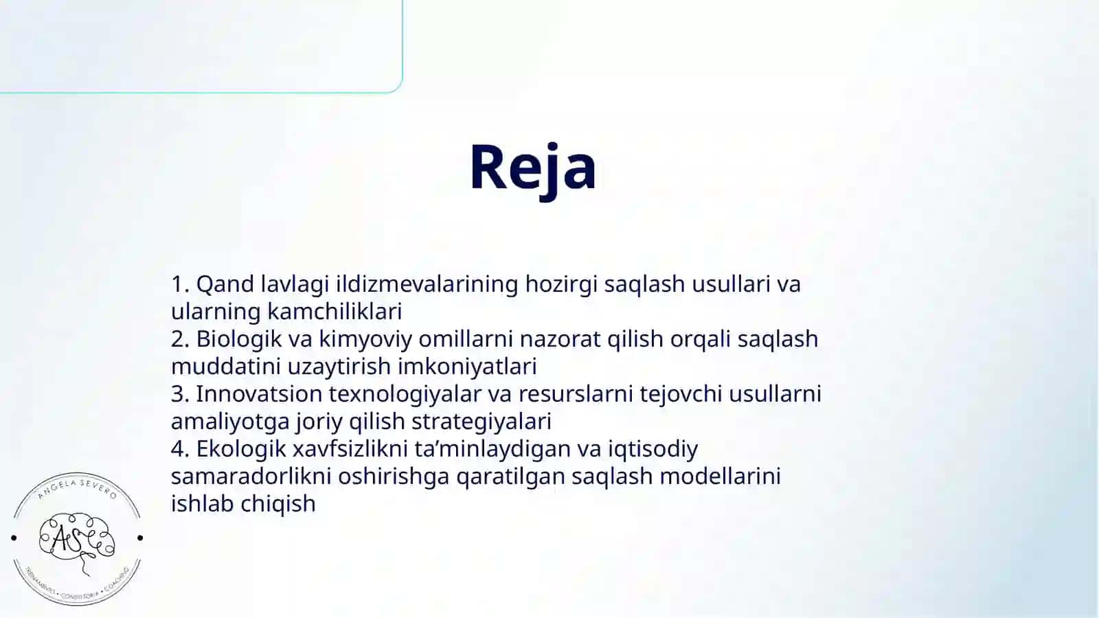 QAND LAVLAGI ILDIZMEVALARINI SAQLASHNING ISTIQBOLLI VA RESURS TEJAMKOR USULLARI 2