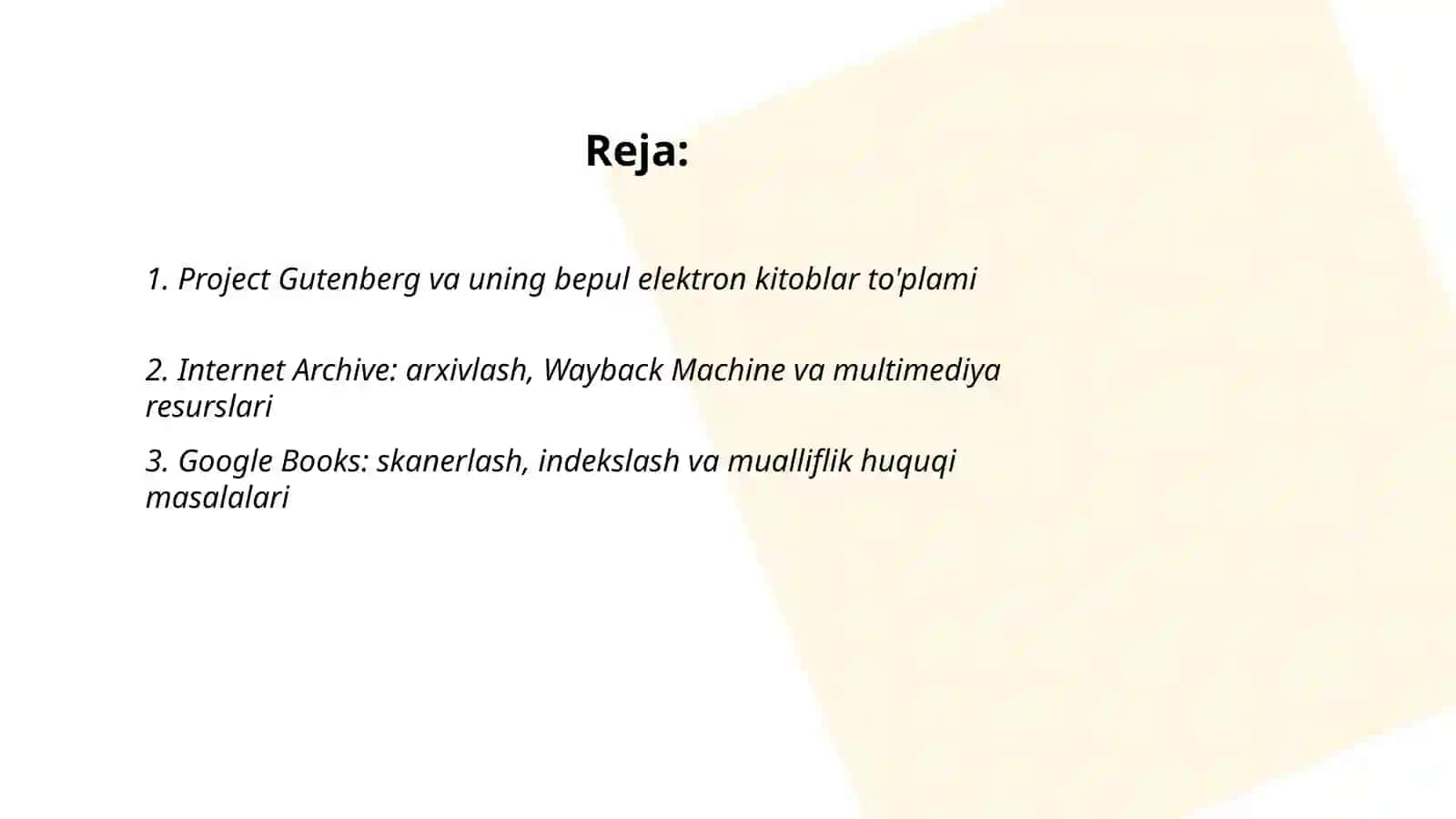 Dunyoning mashxur elektron kutubxonalari va ularning ish faoliyati 2