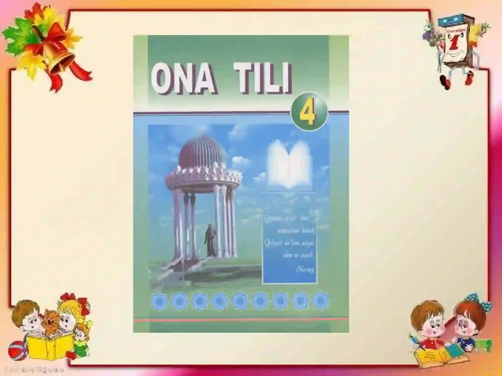 4-sinf Ona tili fanidan Alifbo mavzusida dars ishlanma 2