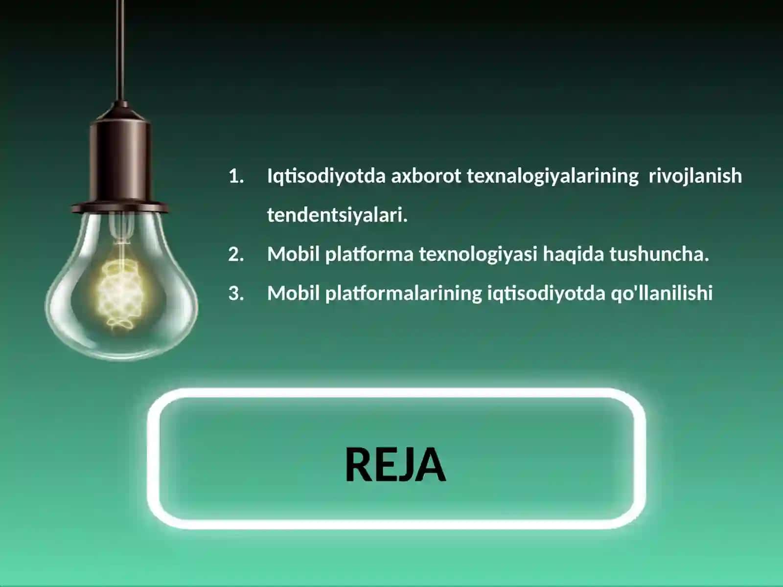 Iqtisodiy axborot tizimlarida mobil platformalar texnalogiyasining o'rni va ahamiyati 2