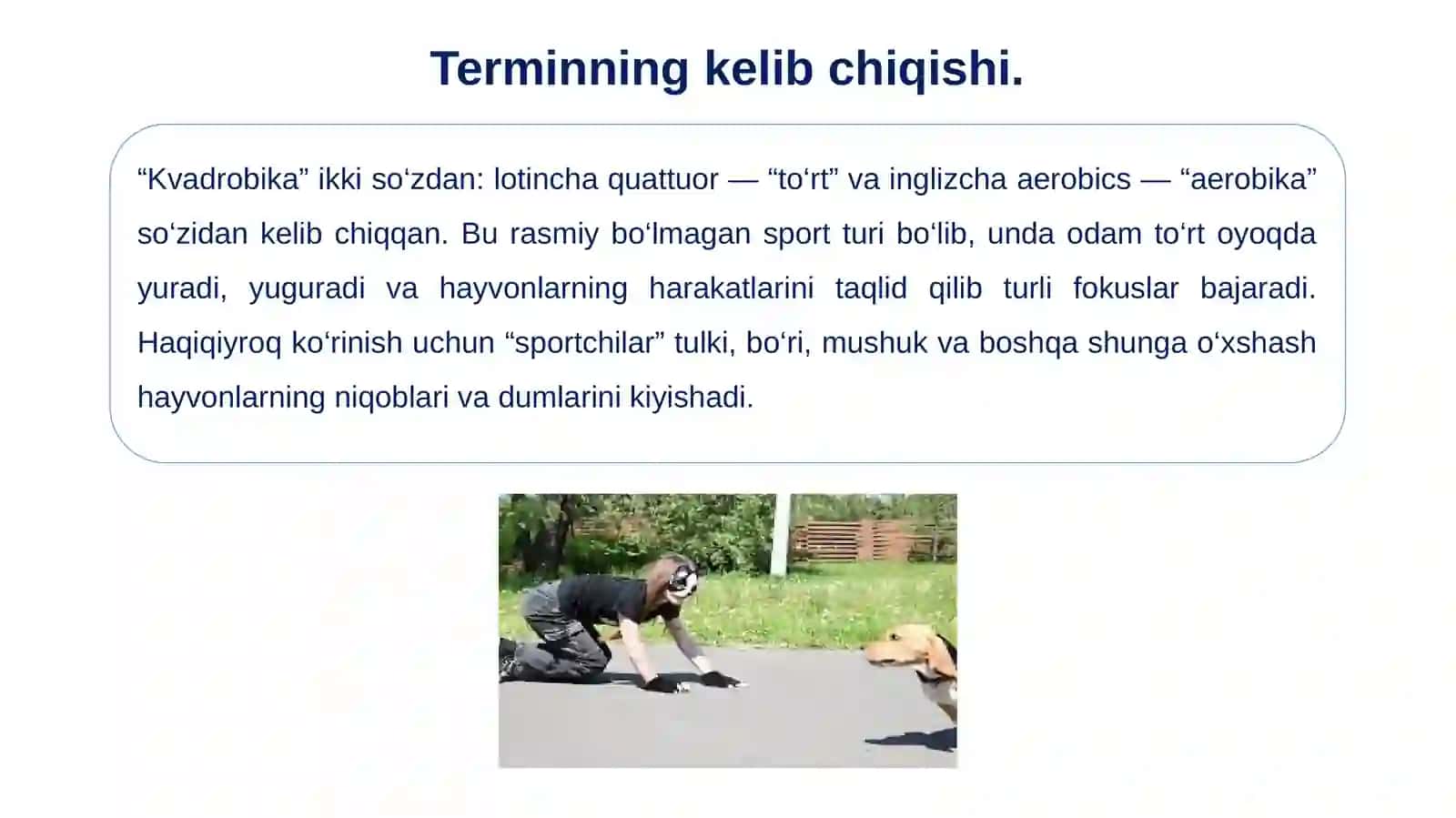 KVADROBIKA TUSHUNCHASI VA TARIXI 2