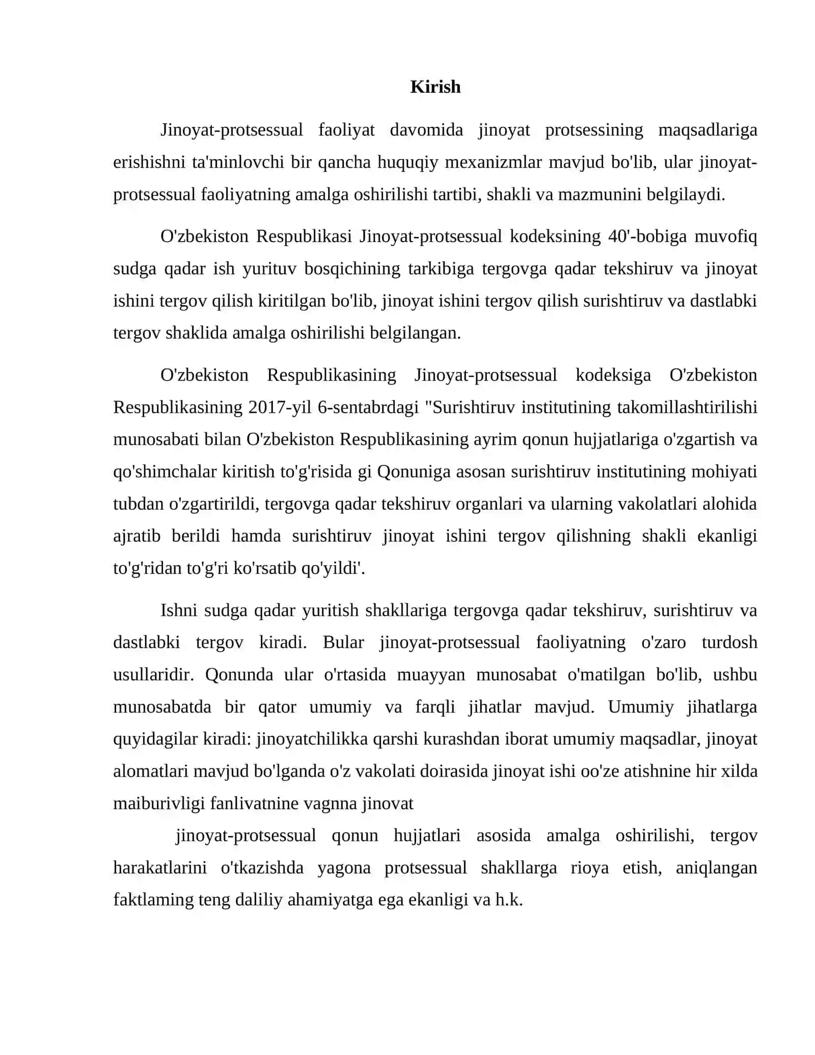 Tergovga qadar tekshiruv 2