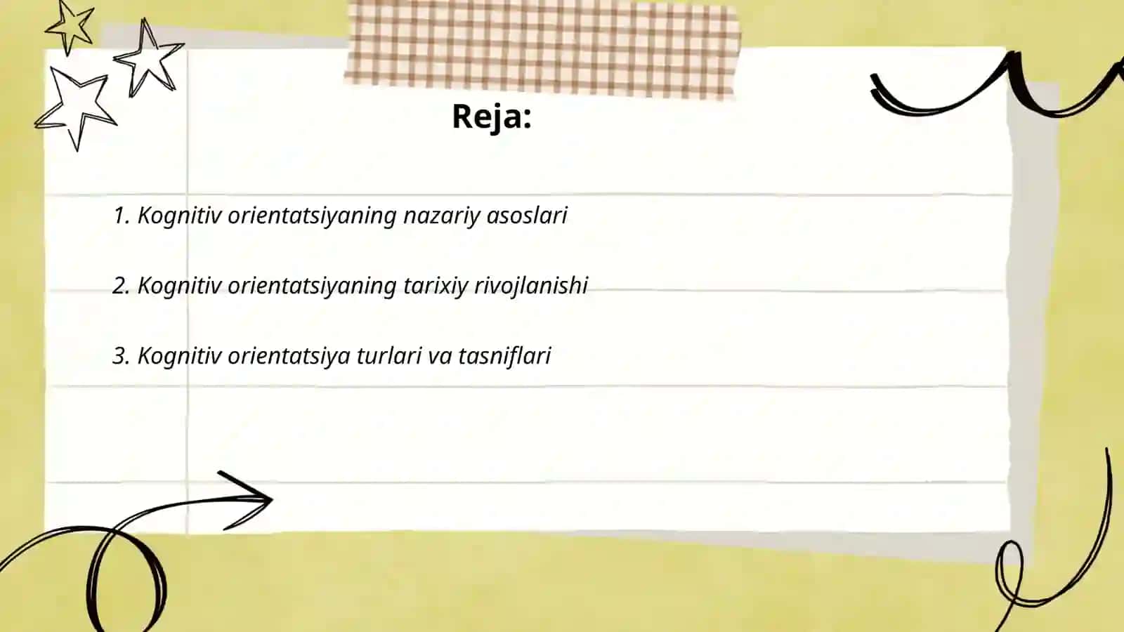 Kognitiv orientatsiya 2