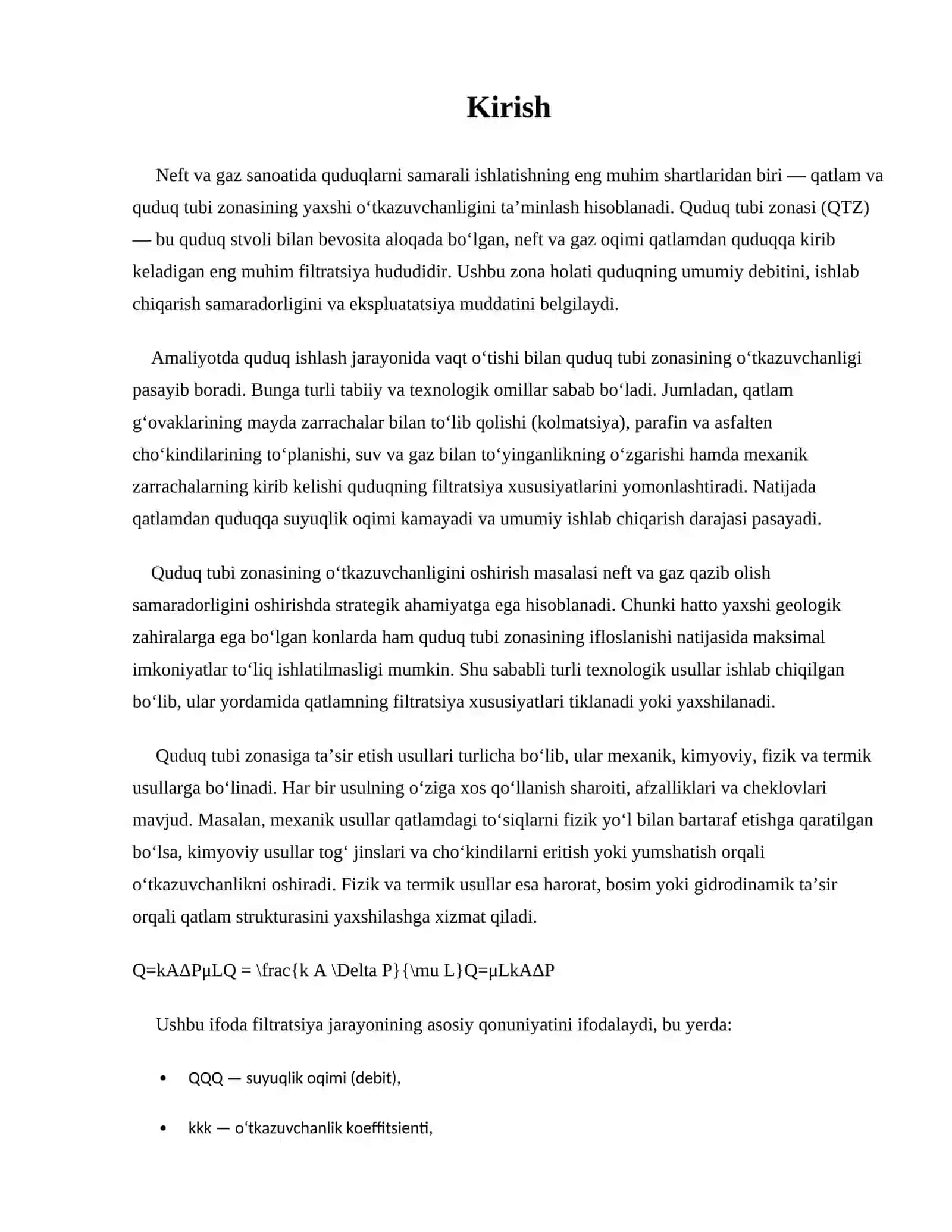 Quduq tubi zonasining o‘tkazuvchanligini oshirish 2