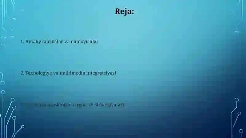 Uglevodorodlar va ularning xossalarini oqitish metodikasi 2