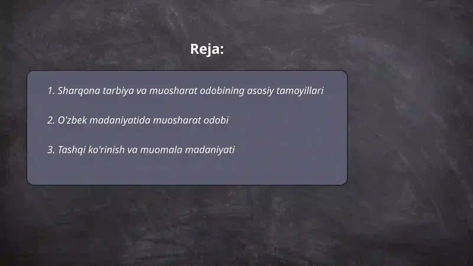 Sharqona tarbiya va muosharat odobining muloqotga ta'siri 2