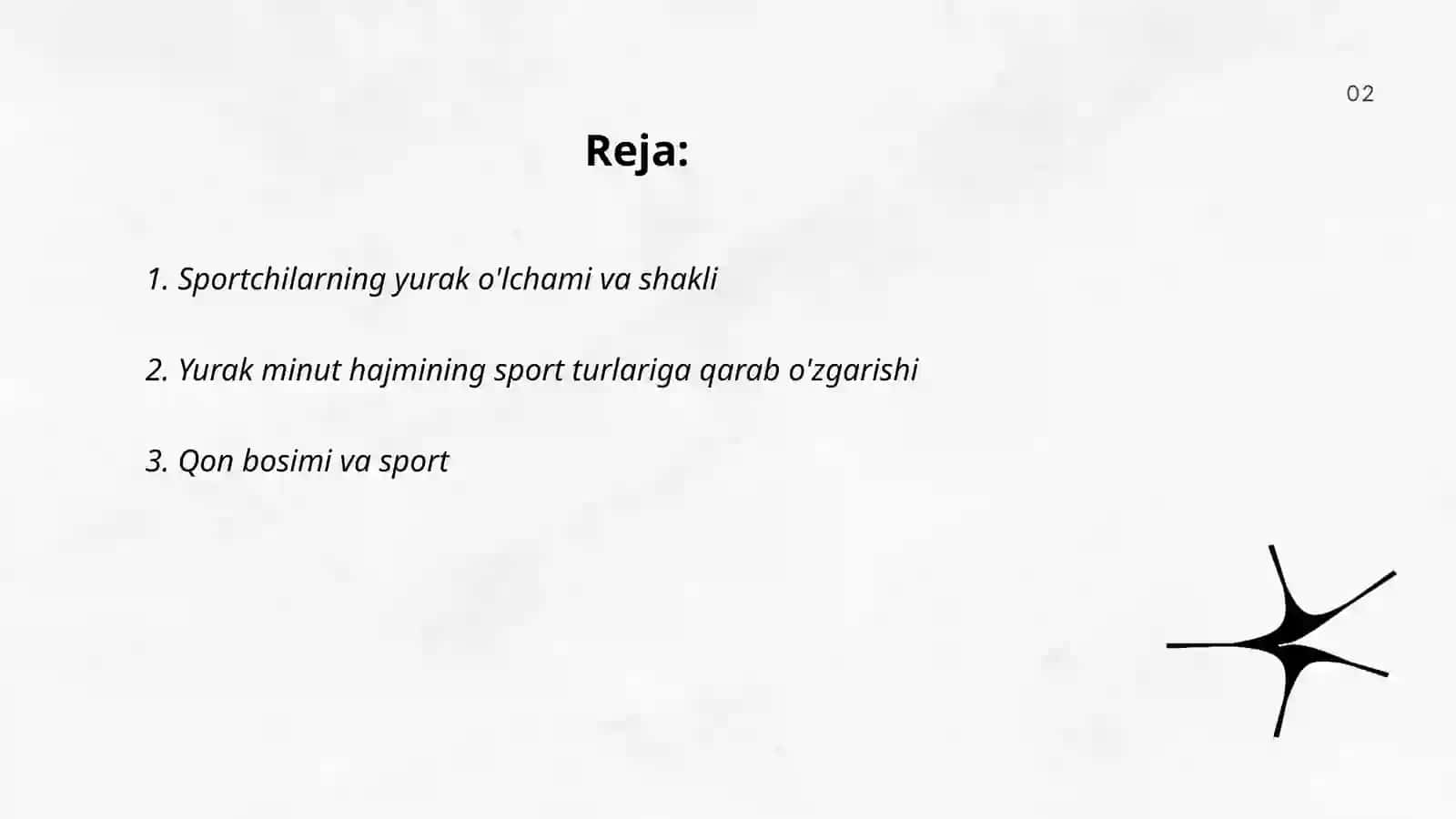 Turli sportchilarning yurak qon-tomir sistemasining xususiyatlari 2
