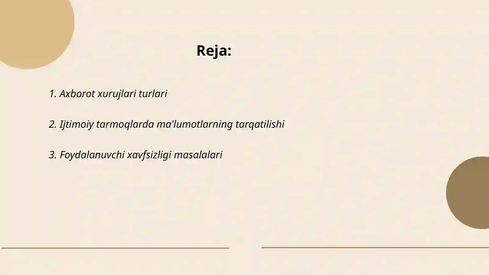 Axborot xurujlari 2