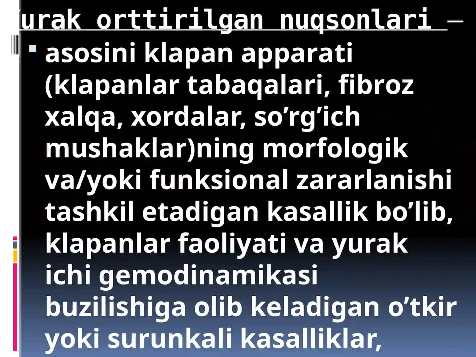 YURAK MITRAL NUQSONLARI 2
