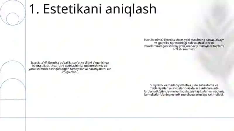 Estetika 2