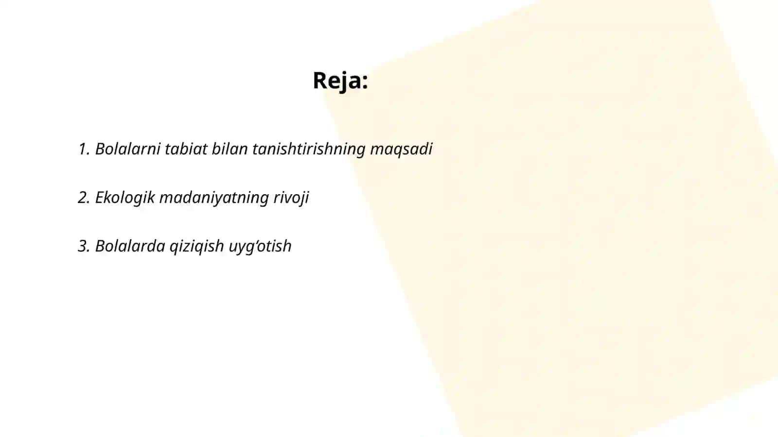 Bolalarni tabiat bilan tanishtirishning maqsadi 2