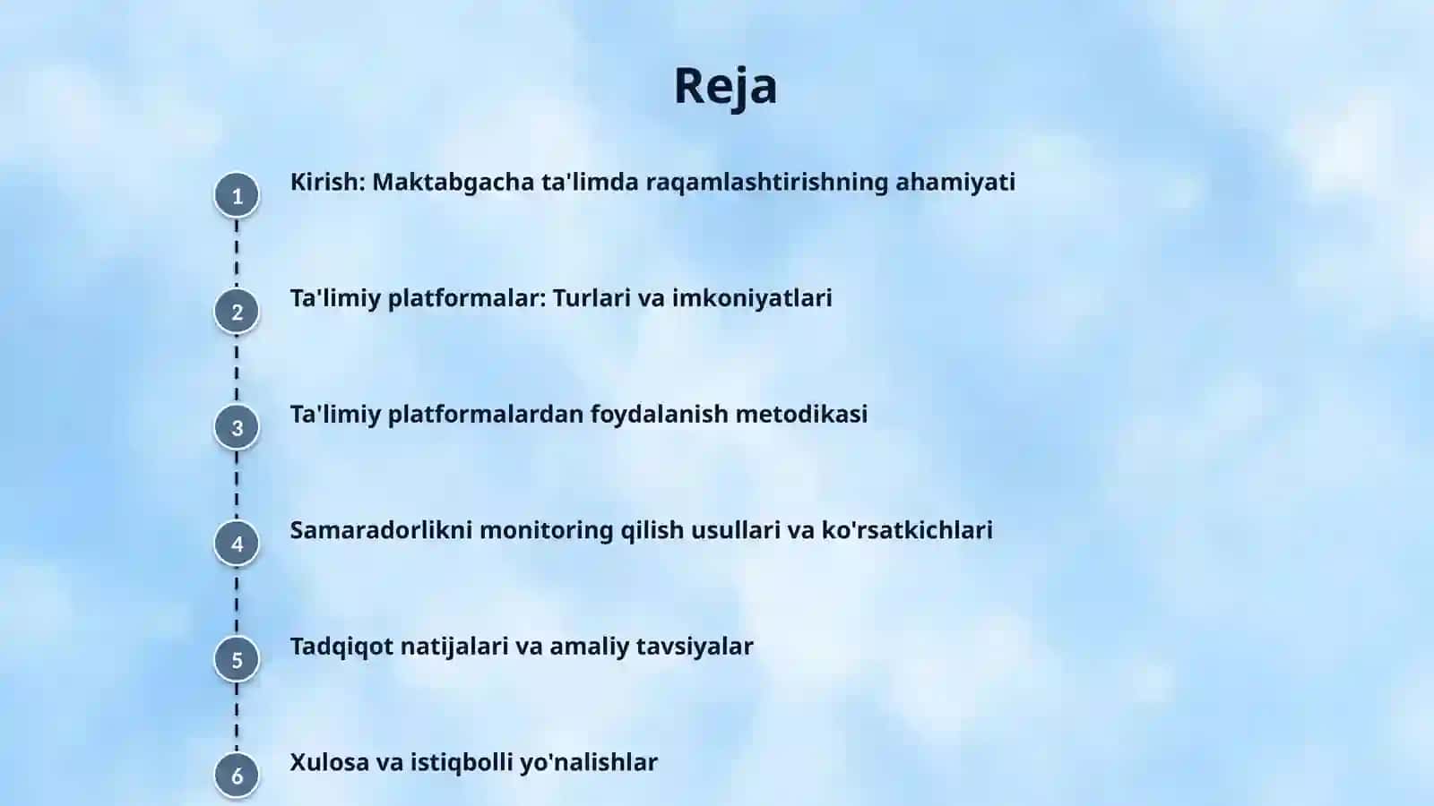 Maktabgacha taʼlim tizimidagi taʼlimiy platformalardan foydalanish va ularning samaradorligini monitoring qilish 2