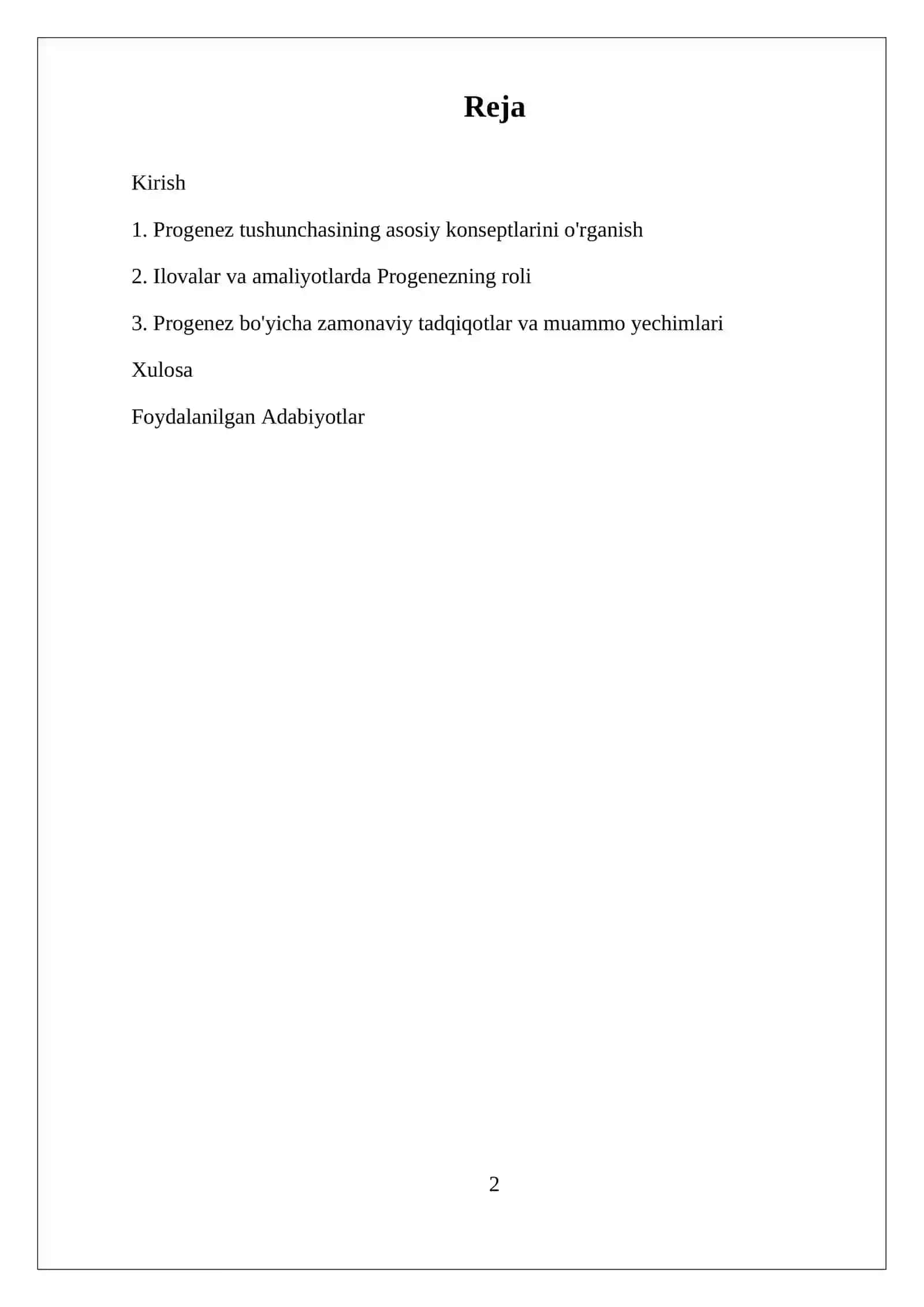 PROGENEZ 2